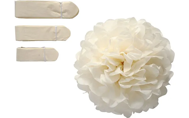 Papir Pomponer - Ø 20 24 30 Cm