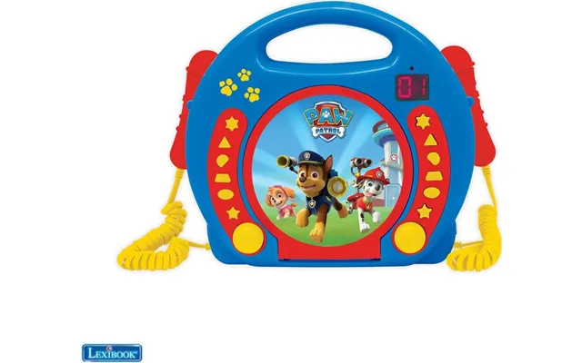 Paw Patrol Cd Afspiller Med Lys Med Mikrofoner - Lexibook