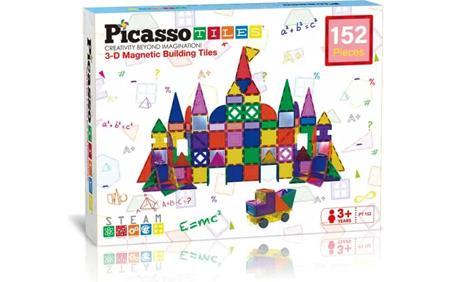 Picasso Tiles - 3d Magnetic Building Tiles Magnetsæt