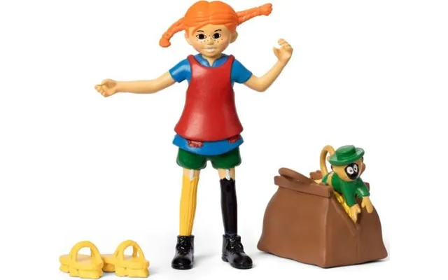 Pippi Langstrømpe - Pippi Figur Sæt