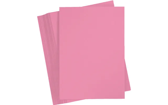 Playcut Kulørt Papir A4 130 G - 20 Arkpink