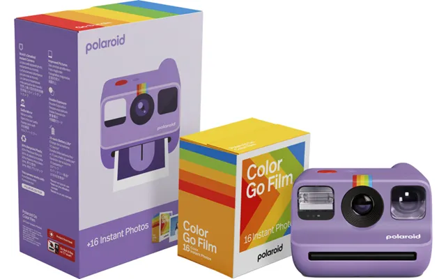 Polaroid - Go Gen 2 Lilla Color Film Bundle 16 Billeder