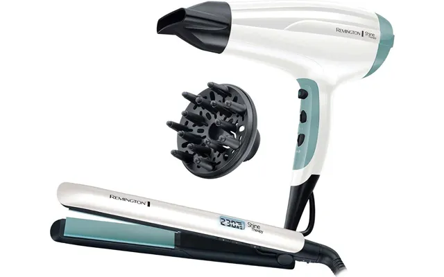 Remington S8500gp - Shine Therapy Hårtørrer Glattejern Gift Set