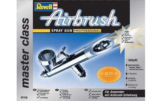 Revell - Master Class Airbrush Sprøjtepistol Sæt