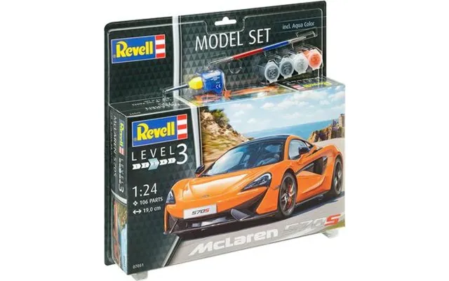 Revell - Mclaren 570s Bil Byggesæt