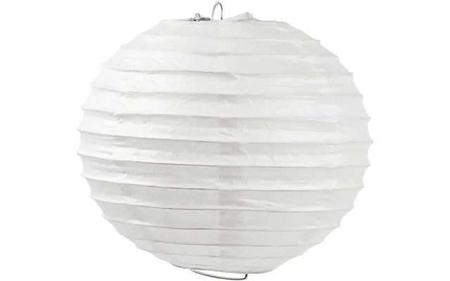 Rispapirlampe - Rund