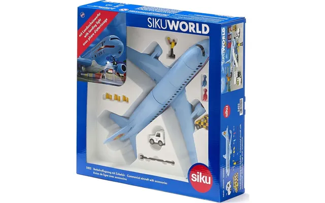 Siku 5402 - Flyvemaskine Legetøj Med Tilbehør