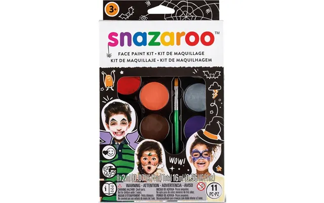 Snazaroo - Ansigtsmaling Sæt Til Halloween