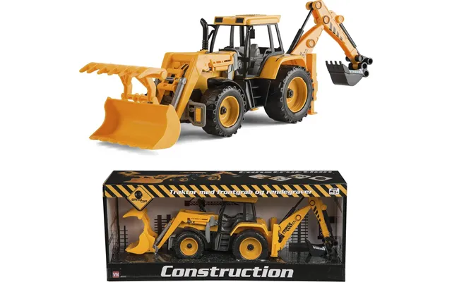 Speedcar - Traktor Med Frontgrab Og Rendegraver