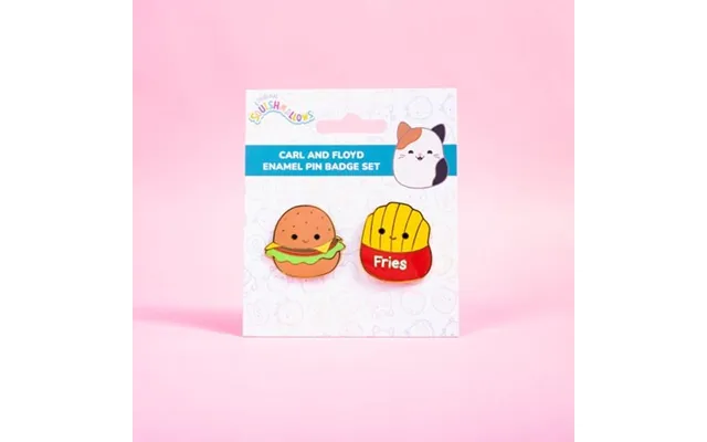 Squishmallows - Pin Badges Carl & Floyd