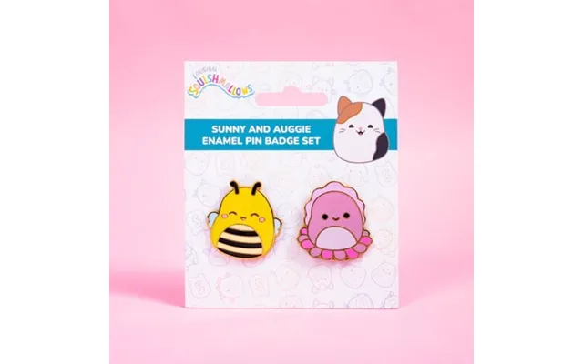 Squishmallows - Pin Badges X 2 Sunny & Auggie