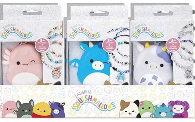 Squishmallows - Smykkesæt Assorterede