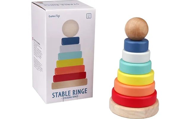 Stabeltårn Med Ringe - Træ