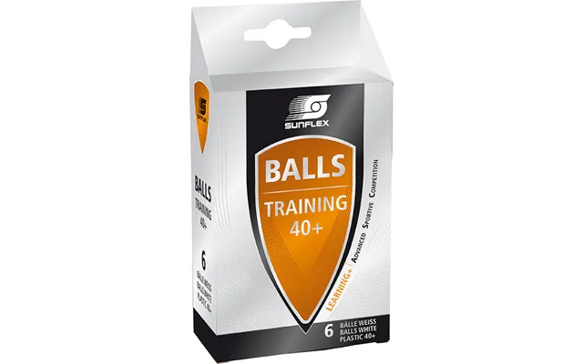 Sunflex Bordtennisbolde - Hvide