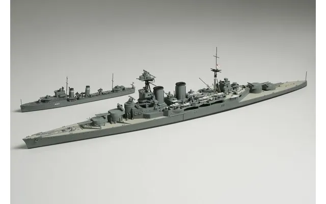 Tamiya - Hms Hood & E Class Destroyer Byggesæt