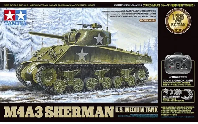 Tamiya - Rc U.s. Medium Tank M4a3 Sherman
