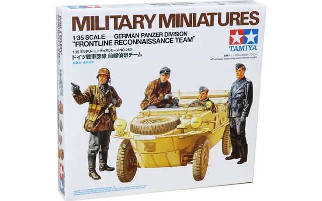 Tamiya - Schwimmwagen Soldier Figures Byggesæt