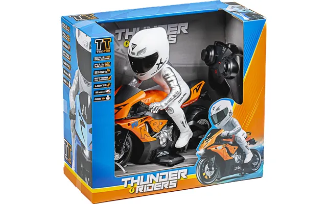 Tec-toy - Orange Fjernstyret Motorcykel