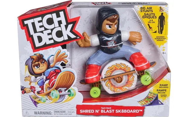 Tech Deck - Ted Shred N' Blast Skateboard Flywheel
