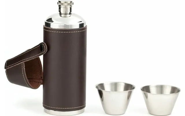 Termoflaske Med 2 Kopper - Rustfrit Stål 250 Ml