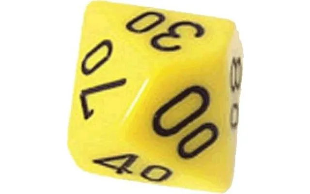 Terning, 10 Sider Med 10 Tabellen - 12 Stk.