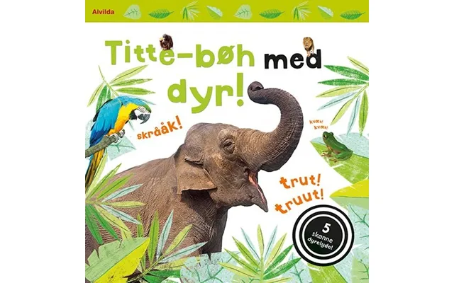 Titte-bøh Med Dyr Med 5 Skønne Lyde - Bog