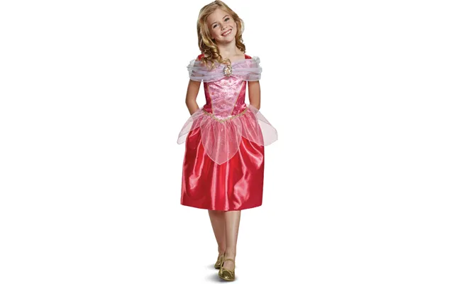 Tornerose Kostume Til Børn - 116 Cm
