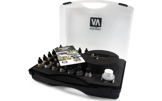 Vallejo - Model Air Airbrush Maling Sæt Inkl. Airbrush