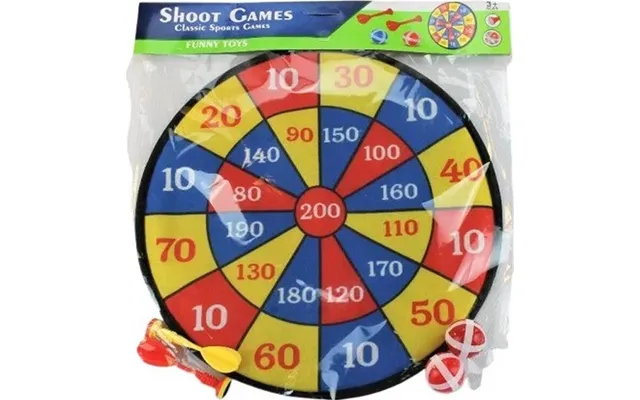 Velcro Dart Med 4 Bolde Og 4 Pile - Ø 36 Cm