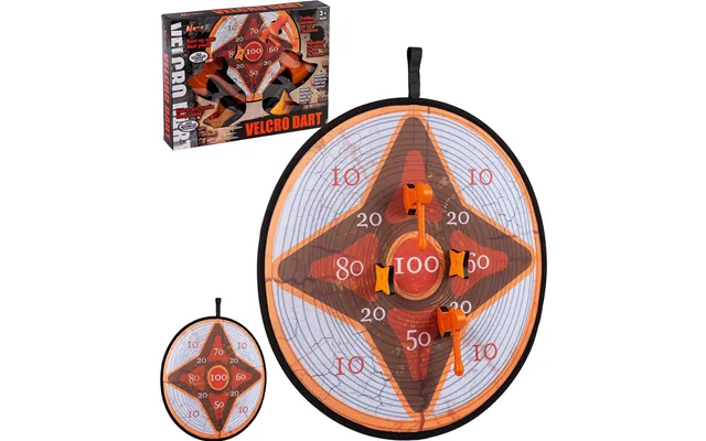 Velcro Dartskive Til Børn - 4-kids
