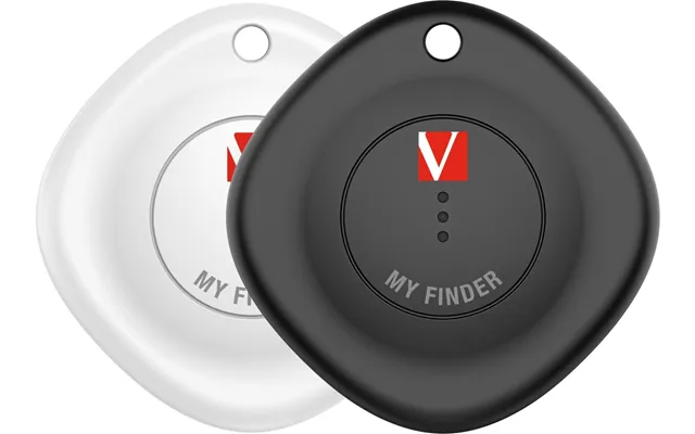 Verbatim - My Finder Bluetooth Tracker, Black White 2-pack