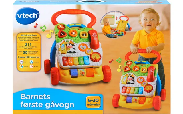 Vtech - Baby Barnets Første Gåvogn