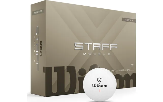 Wilson - Staff Model X Golfbolde Hvid 12 Stk.
