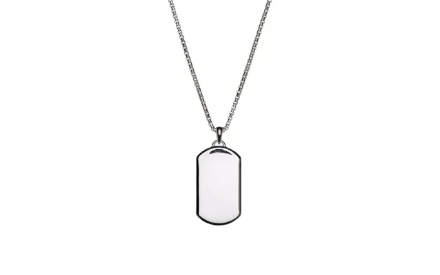 Alexander Lynggaard - Dog Tag Halskæde I Sølv, Id Plade