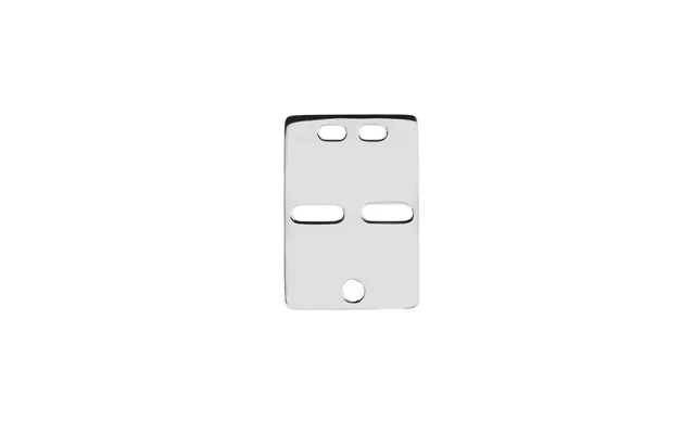Lund Copenhagen - Id-plade Sølv Til Gravering, 22x32mm