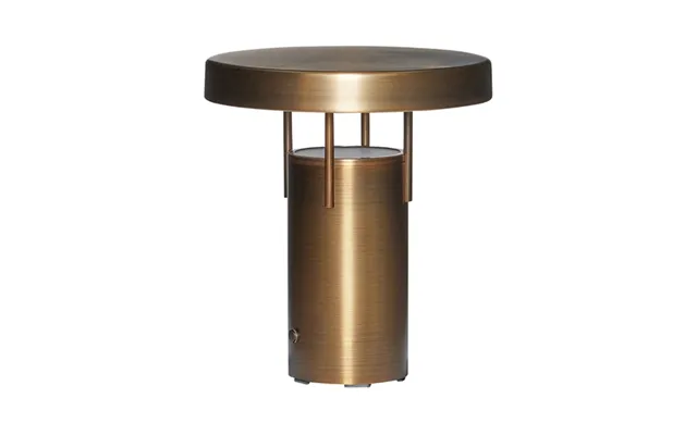 Hübsch Bringme Transportabel Lampe Mini - Bruneret Messing Udgår