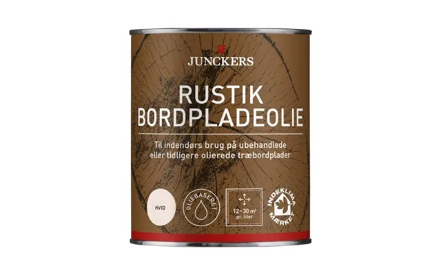 Junckers Rustik Bordpladeolie - Hvid 0,75 L