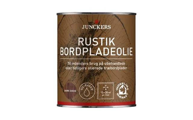 Junckers Rustik Bordpladeolie - Mørk Coco 0,75 L