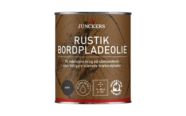 Junckers Rustik Bordpladeolie - Sort 0,75 L
