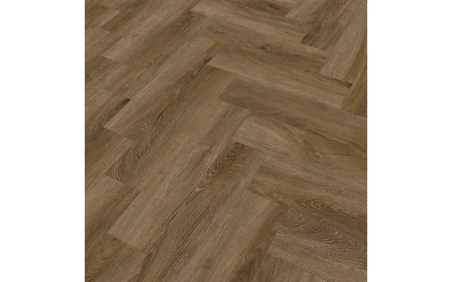 Xpertpro Glue Down Herringbone - Brun Oak Ultra Mat Scandinova Vinylgulve