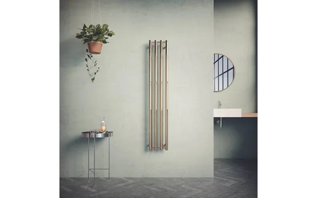 Håndklædetørre Nordhem Rosendal Messing Vand & El 260x1500 Mm