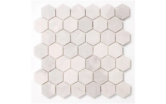 Marmormosaik Arredo Danjade Hexagon Poleret 5x5 Cm 30x30 Cm