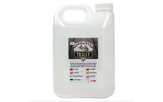Trælud Gammeldags Hvid 5 Liter