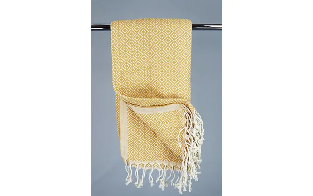 Hamam Double Sided Diamond Gul, Lille Eller Stor - 50 * 100 Cm Gæstehåndklæde