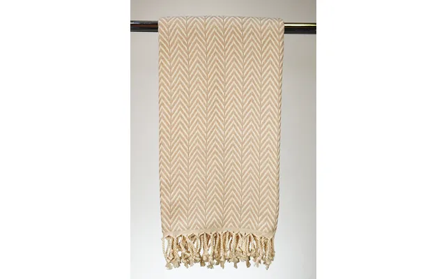 Hamam Double Sided Sildeben Beige, Lille Eller Stor - 50 * 100 Cm Gæstehåndklæde
