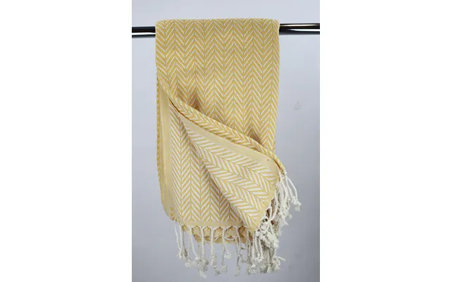 Hamam Double Sided Sildeben Gul, Lille Eller Stor - 50 * 100 Cm Gæstehåndklæde