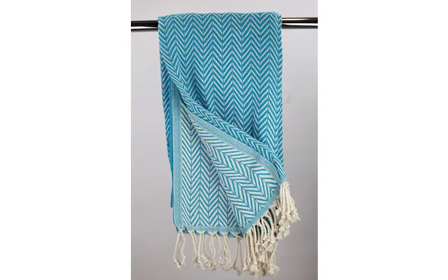 Hamam Double Sided Sildeben Tyrkis, Lille Eller Stor - 50 * 100 Cm Gæstehåndklæde