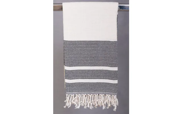 Hamam Jules Sort, Lille Eller Stor - 50 * 100 Cm
