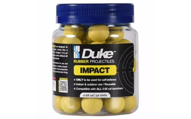 Duke Impact Rubber Projectiles .68 - 50 Stk