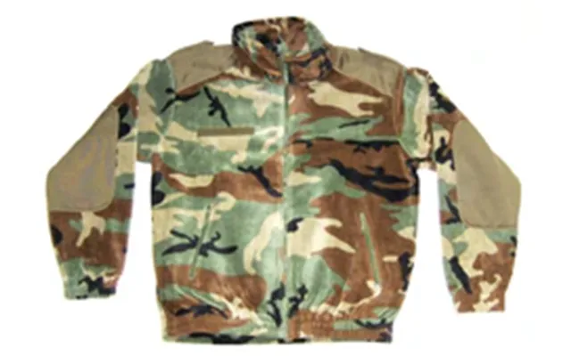 Fleece Jakke - Woodland Camouflage